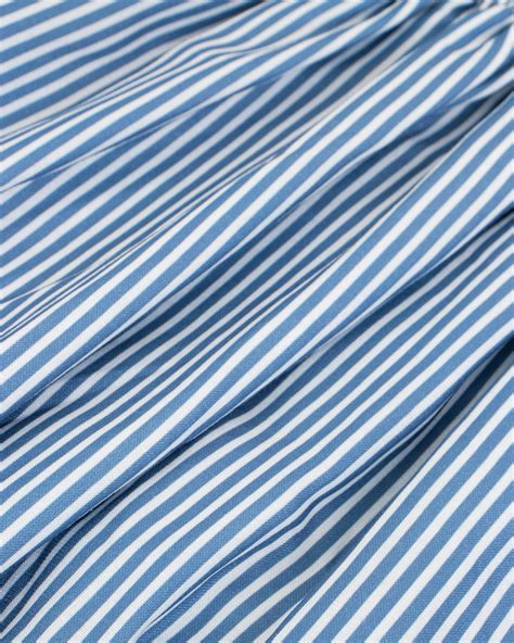 Striped Smocked Bow Tie Dress - Littlebox India