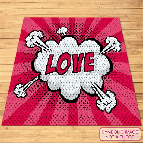 Image result for Crochet Graphgan Love Pattern