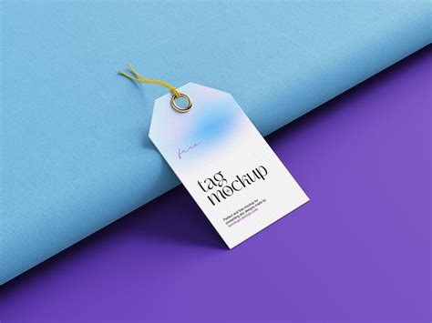 5 Free Clean Label Swing Tag Mockup PSD Files - Good Mockups