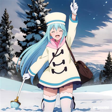 Aqua (Konosuba) by Blesseddo01 on DeviantArt