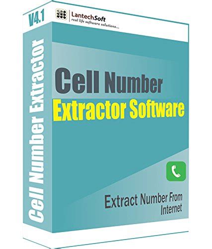 Lantech Soft Cell Number Extractor Software - 1 PC, 1 Year (CD ...