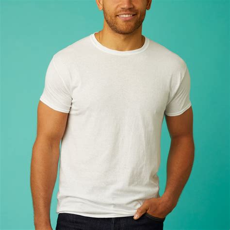 Hanes Premium White T Shirts