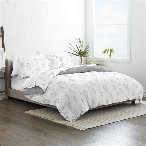 Home Collection Premium Ultra Soft Botany Floral Reversible Duvet Cover Set