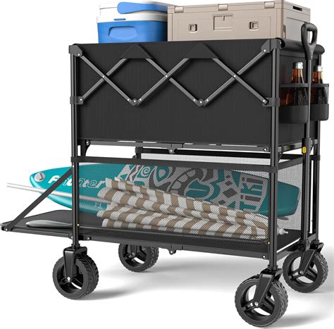 VOCREF 400L Large Double Decker Beach Wagon with Tailgate, India | Ubuy