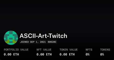 ASCII-Art-Twitch - Profile | OpenSea
