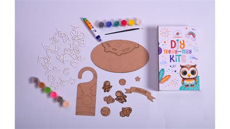 DIY Space Name Plate & Door Knob Craft Kit for Kids | iLearnNGrow