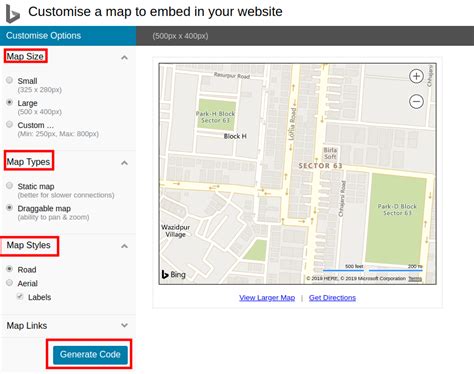 Bing Maps jQuery Tutorial 的图像结果