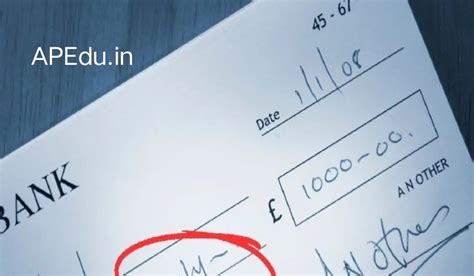 Bank Cheques - APEdu