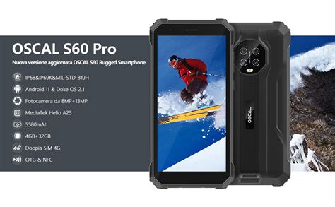 Si chiama Oscal 60 Pro il nuovo rugged phone economico di Blackview