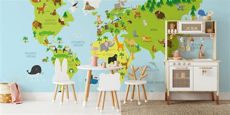 High Resolution Kids World Map 的图像结果