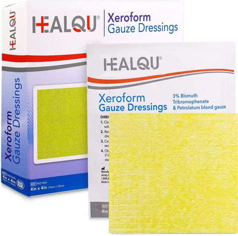 Amazon.com: POLYNEW Xeroform Petrolatum Dressing 2"x2", 28 PCS Non-Adherent Gauze for Low ...