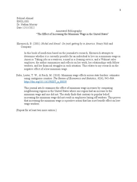 Image result for Annotated Bibliography Outline Example