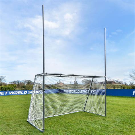 8 x 5 FORZA Steel42 Combi Rugby & Soccer Goal Posts | Net World Sports