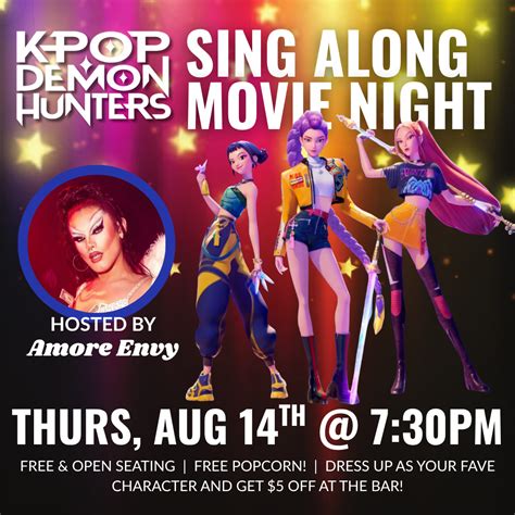 KPOP DEMON HUNTERS Sing Along Movie Night & Karaoke - Diversionary Theatre