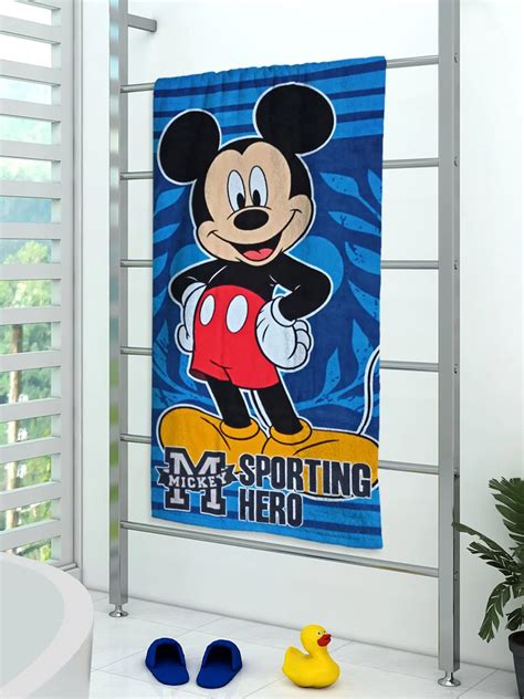 Disney Sporting Hero Mickey Mouse Kids Cotton Bath Towel 350 GSM 60x12