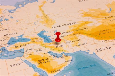World Map Of Iran