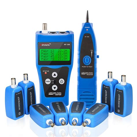 NOYAFA Cable Tracer, Network Cable Tester Wire Tracker with 8 Far-End ...