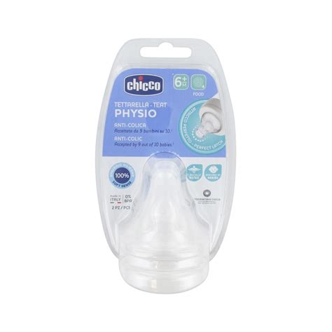 Chicco Physio 2 Teats Meal Flow 6 Months – Indofussion