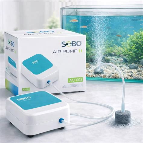 Vayinato SOBO Super Silent One Way Air Pump AQ-003 | Aquarium Oxygen ...