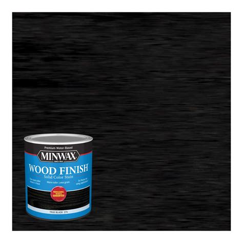 Minwax Wood Finish Solid True Black Water-Based Wood Stain 1 qt - Ace ...
