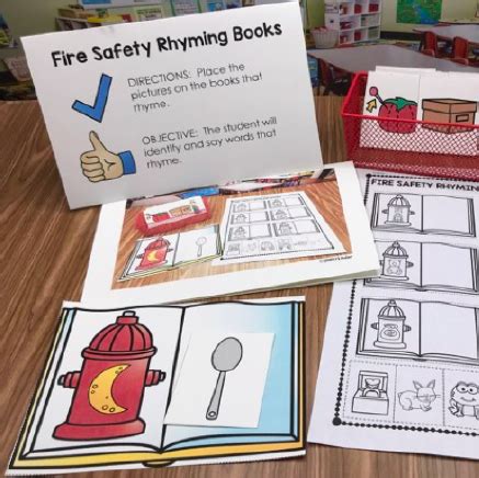 Fire Safety Rhyming Books: Literacy Center, First Quarter - Simply ...