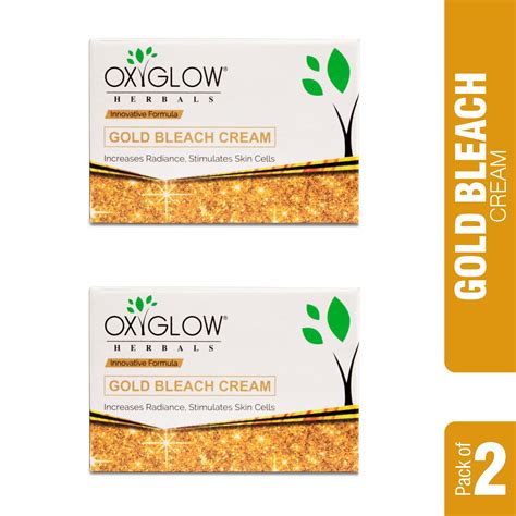 OxyGlow Herbals Gold Bleach Cream | Increases Radiance | Stimulates Sk ...