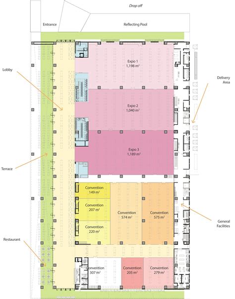 Floor Plan of Los Cabos International Convention Center