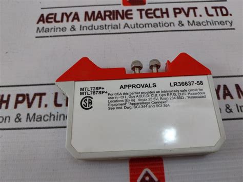 Mtl Instruments Mtl 787Sp+ Shunt-diode Safety Barrier 250V – Aeliya ...