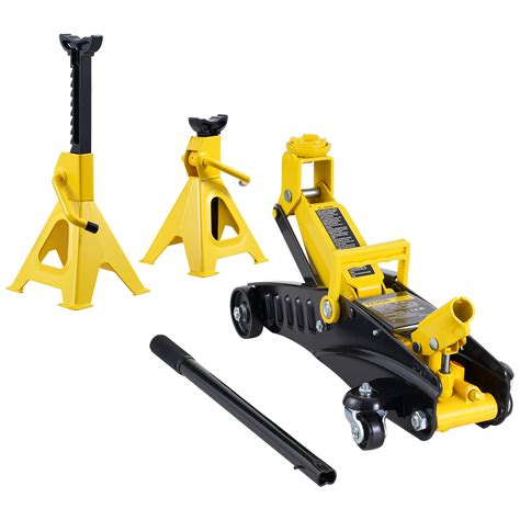 VEVOR Low Profile Floor Jack 1.5-3T Heavy Duty Single/Dual Piston ...