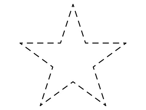 Free Printable Star Outline Templates (Easy!) - Printables for Everyone