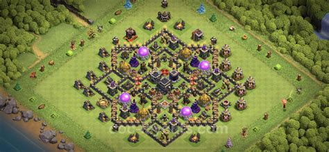 Best Anti 2 Stars Base TH9 with Link, Hybrid - Town Hall Level 9 Base ...