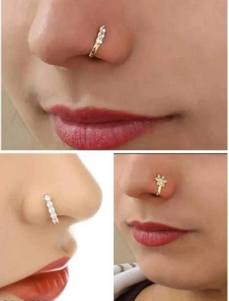 Gold Nose Pins - Buy Gold Nose Pins online at Best Prices in India ...
