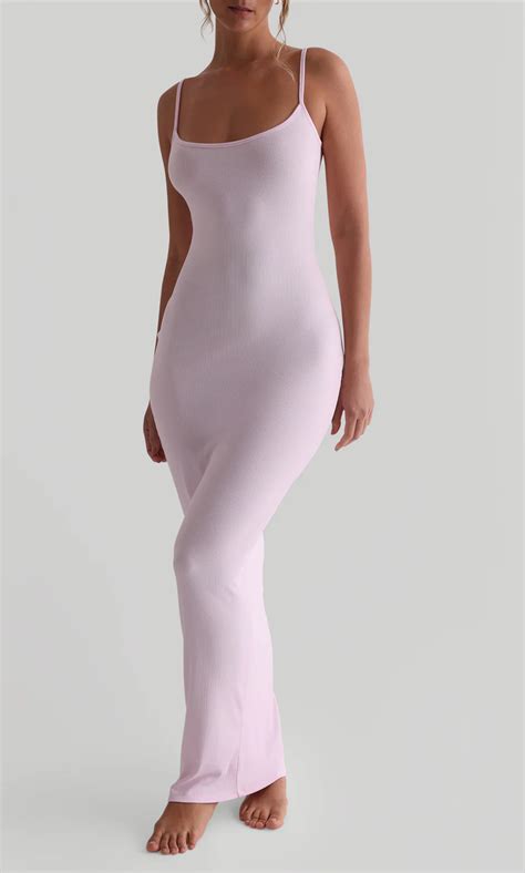 CAMILA SLIP ON MICRO-RIBBED MAXI DRESS – OUTCAST