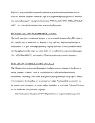 3rd Generation Programming Languages 的图像结果