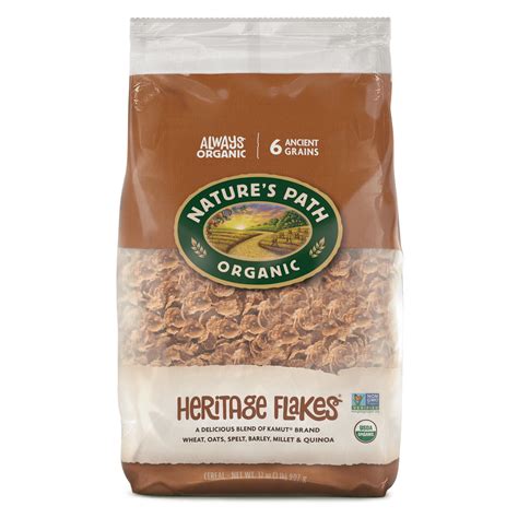 Nature's Path Organic Heritage Flakes Cereal, 32 oz Bag - Walmart Business
