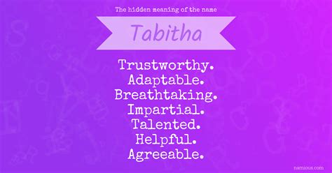 Tabitha Name Meaning
