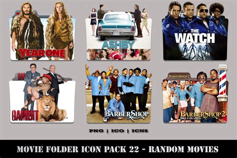 Movie Folder Icon Pack 22 (2016) by Bl4CKSL4YER on DeviantArt