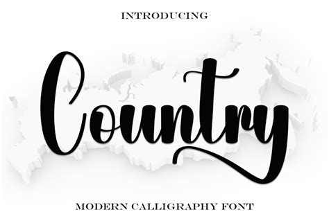 Country Font by putrasyahreza00 · Creative Fabrica