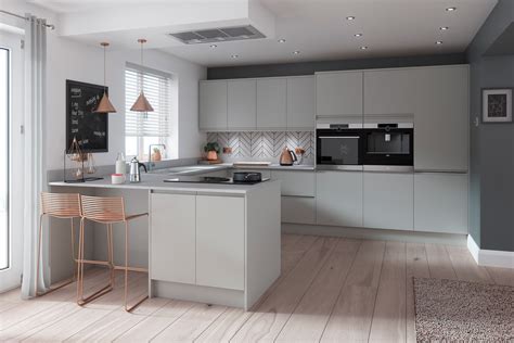 Luca Dove Grey Kitchens - Buy Luca Dove Grey Kitchen Units at Trade Prices