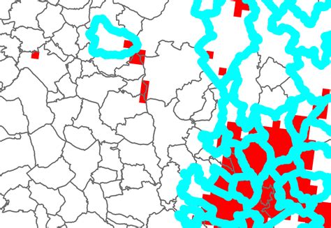 ArcMap Intersect 的图像结果