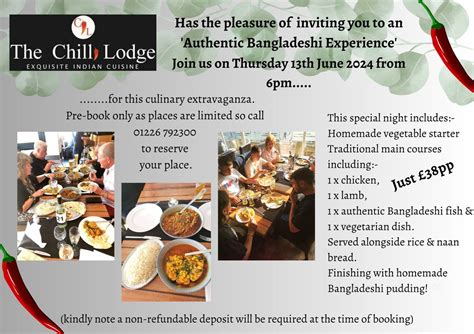 Barnsley goes Bangladeshi!! - A Food Extravaganza, The Chilli Lodge ...