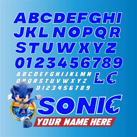Sonic The Hedgehog Font Free - 57+ Koleksi Gambar