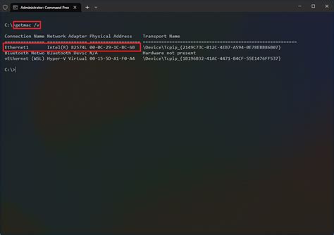 Windows Mac Address Command-Prompt 的图像结果