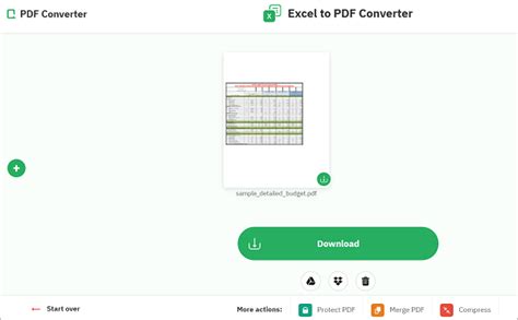 Convert Excel 2010 to PDF 的图像结果