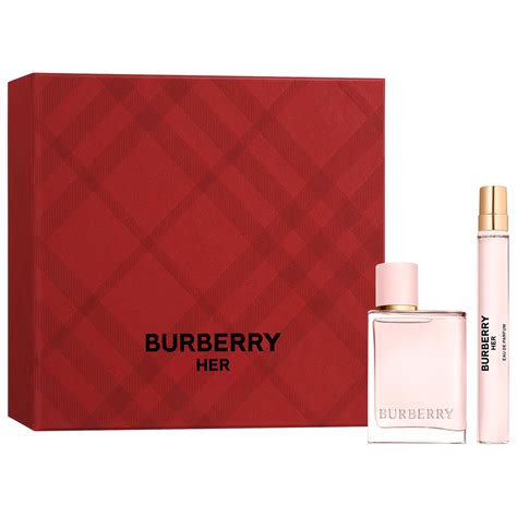 Burberry Mini Her Eau De Parfum Perfume Set In White | ModeSens