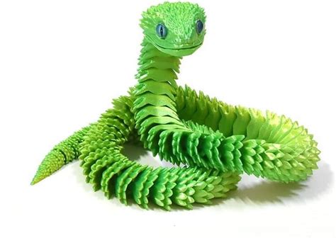 IROOZIGOTO 12 in Snake Viper,3D Printed Snake Toys 3D Printed ...