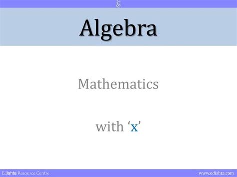 Image result for Algebra Introduction