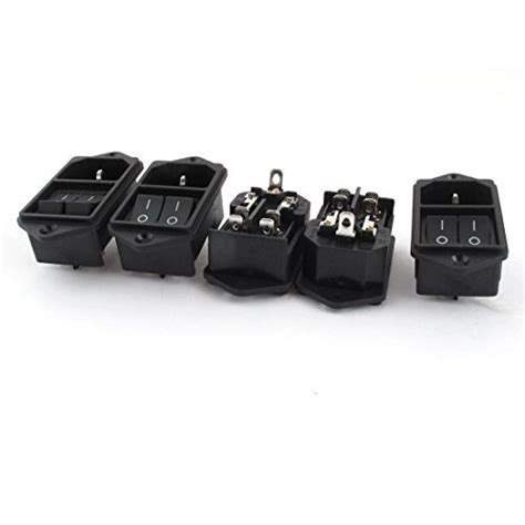 Alcoa PrimeAC 250V/6A 125V/10A SPST Rocker Switch IEC320 C14 Inlet ...