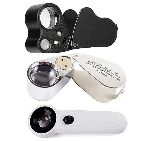 Yhkj 30X40X60XJewelers Eye Loupe Magnifier Series,Portable Foldable ...