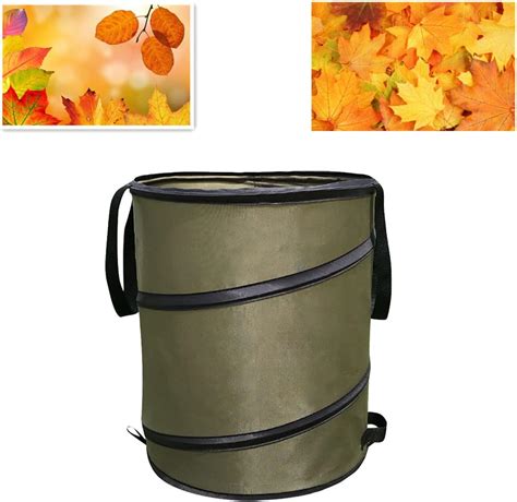 Amazon.com: Collapsible Lawn and Leaf Bag, 10 Gallon Pop-Up Trash ...